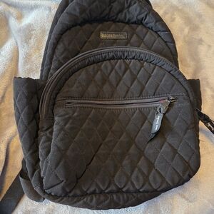 Vera Bradley Black Quilted Backpack